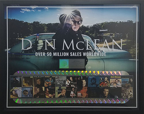 Don McLean - 50 Million WW Sales