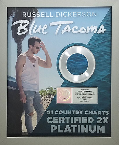 Russell Dickerson - Blue Tacoma #1 Country Charts