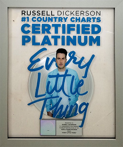 Russell Dickerson - Every Little Thing #1 Country Charts