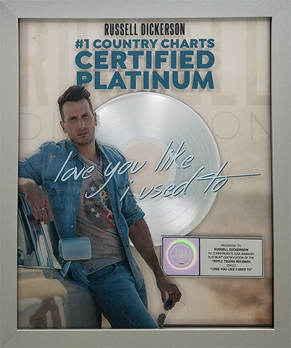 Russell Dickerson - LYLIUT #1 Country Charts