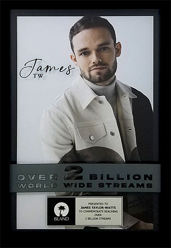 James TW - 2 Billion WW Streams